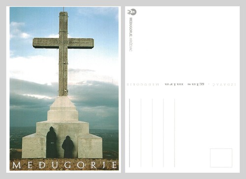 Postcard medjugorje krizevac - postcard,
